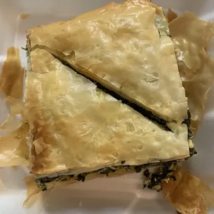 Spanakopita - Spinach Pie ($8.95)