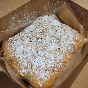 Crispy flaky pastry with vanilla cream amazing