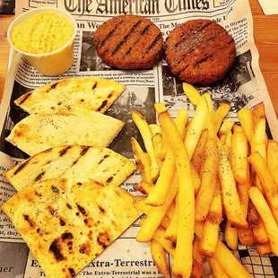 Vegan Greek Befteki Plate