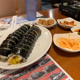 Beef - Korean Rolls (Kimbap)
