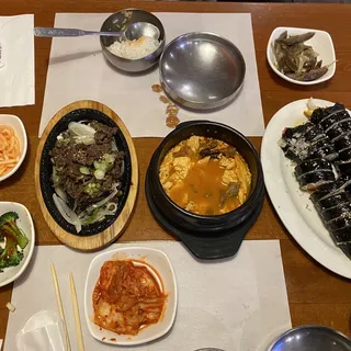 Bulgogi and Soft Tofu Soup Combo