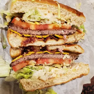 Bacon cheeseburger $6.59