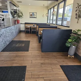 Interior and ordering area at counter
