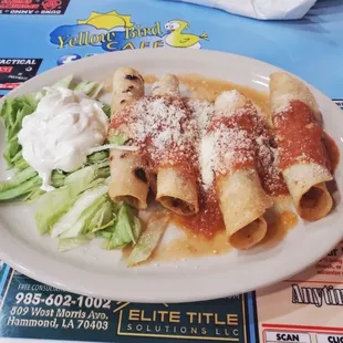 This dish was one of the savory items on their item topped with a sweet and mild salsa. Overall 9/10 dish