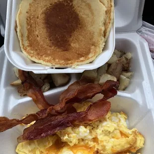 Yellow bird breakfast