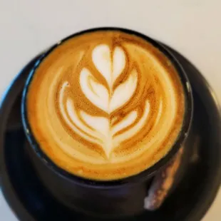 Orange chocolate Cortado