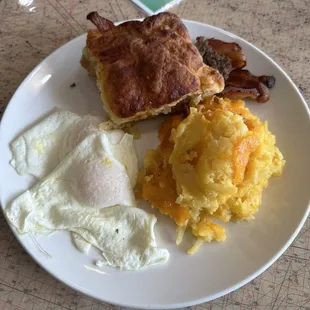 The breakfast plate.