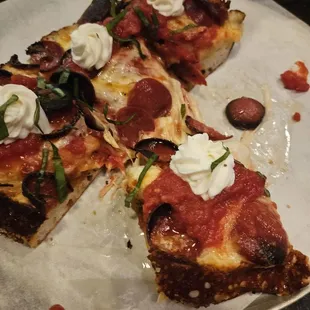 Wow!!!  So yummy! - you have to reserve these pies - they sell out. We were hungry &amp; started to eat before the camera!