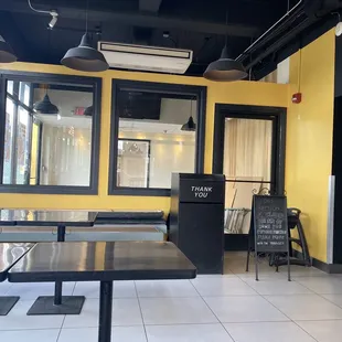 I used to entered from the back entrance but now they made a private room.