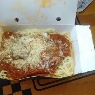 Spaghetti and Meatball Pasta