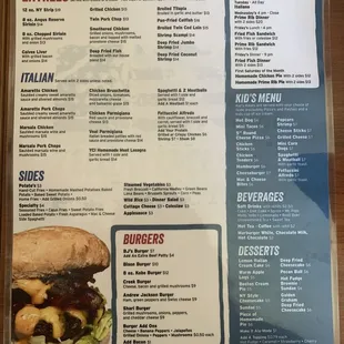 2023 Menu Continued