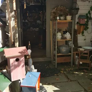 The entrance. A lot bigger inside!