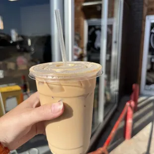Iced Peppermint Latte