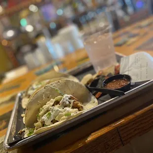 Pull pork tacos