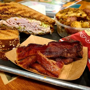 Holy crap with the bacon on the side and a small side of roasted potatoes