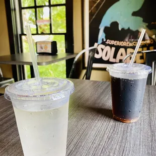 Water and root beer