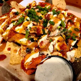 Pulled chicken Nachos