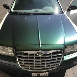 Color Shifting Vinyl Hood Wrap