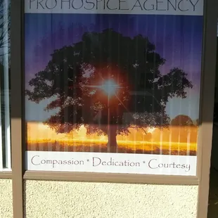 Perforated Vinyl on Window
