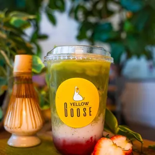 Strawberry Matcha