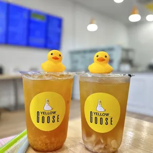 Lychee Fruit Tea &amp; Peach Fruit Tea