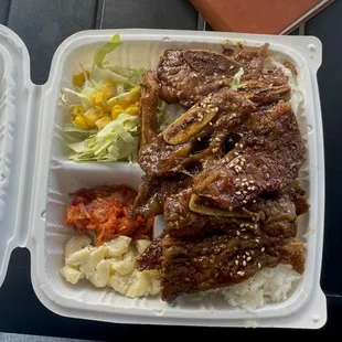 Kalbi plate.