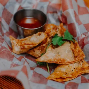 Crab Rangoon IS A MUST!