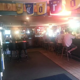 people sitting at the bar