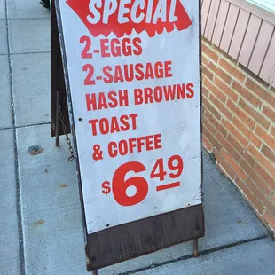 Don&apos;t sleep on this breakfast special!!!