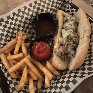French Dip and Fries