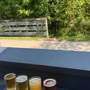 Flight of beer