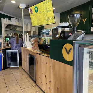 the interior of a restaurant