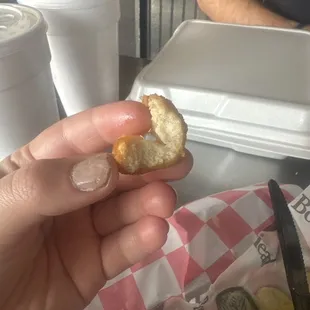 Chicken from my sandwich