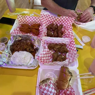 Wings and cheesesteaks