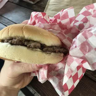 Here is the "double"