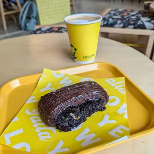 Chocolate halva pan suisse &amp; baklava mocha
