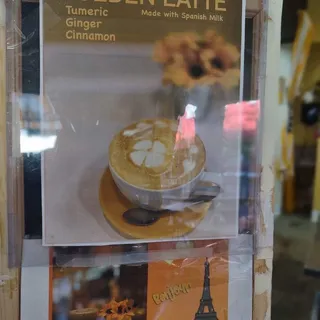 Yellow Vase Golden Milk Latte