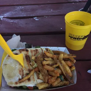 The Mother Clucker with fries