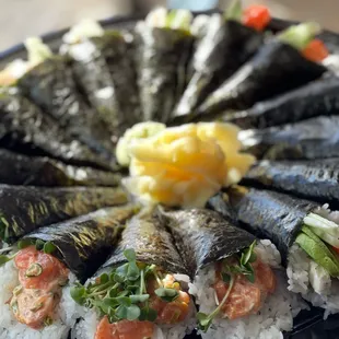 sushi and sashimi, food, sushi, sashimi