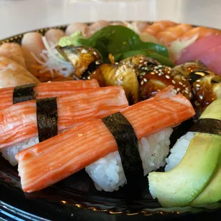 sushi, sashimi, sushi and sashimi, food