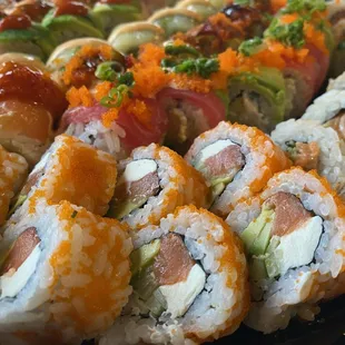 food, sushi and sashimi