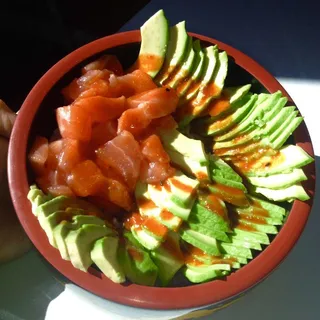 salmon poke bowl