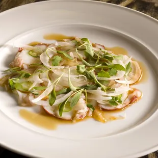 Lobster Carpaccio - Sweet Shaved Onions, Cilantro, Amazu Ponzu