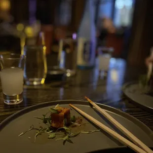 This is the crispy tofu which usually I wouldn't order. Absolutely delicious!!!