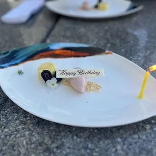 They personalized my desert