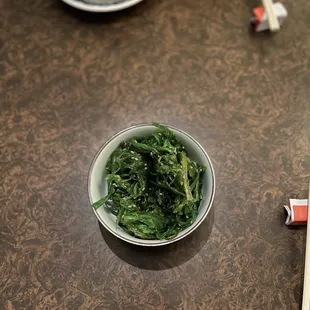 Seaweed Salad.