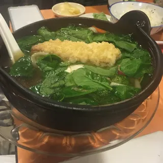 Baby Spinach Tofu Soup