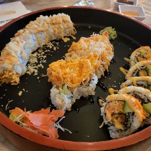 Crunch Munch, Volcano, Big Mouth rolls