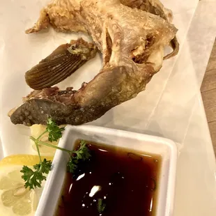 Hamachi-Tuna Collar (appetizer). So good!