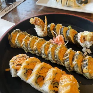 food, sushi and sashimi